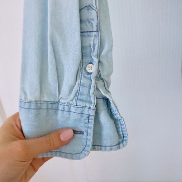 Aeropostale blue button-up - Picture 4 of 5